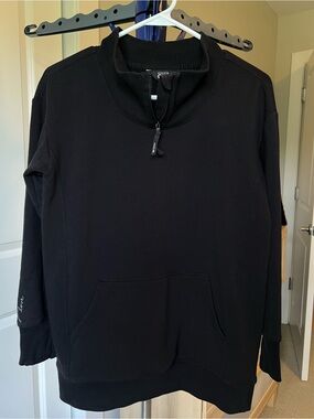 Athleta Girl Black Zip Pullover